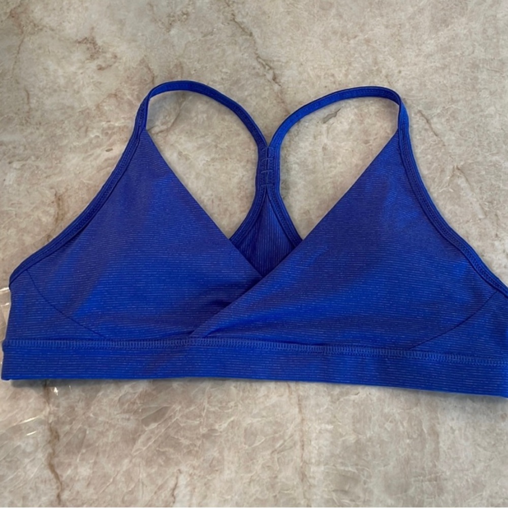 Patagonia blue sports bra ~ large